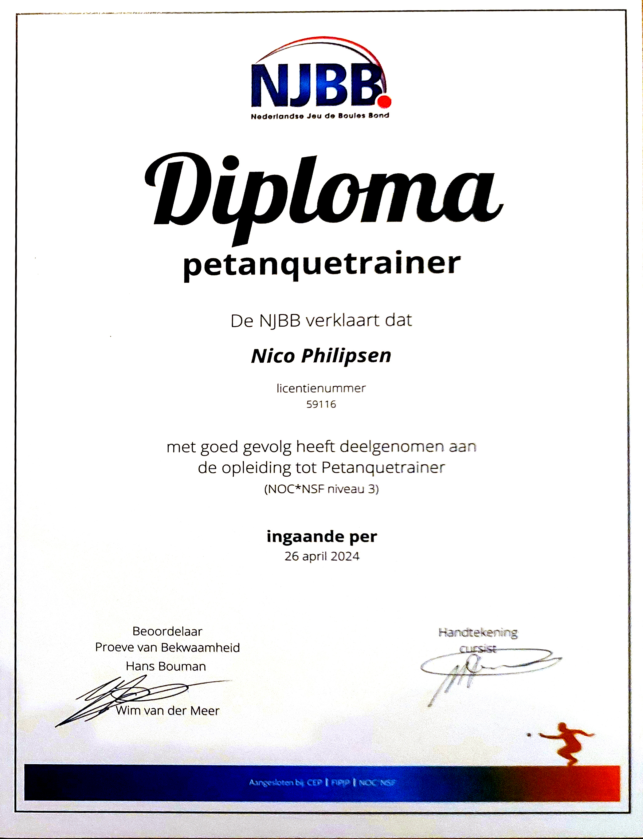 Diploma Nico